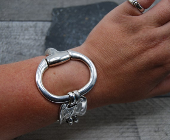Buy Silver Bracelets & Bangles for Women by Pinapes Online | Ajio.com