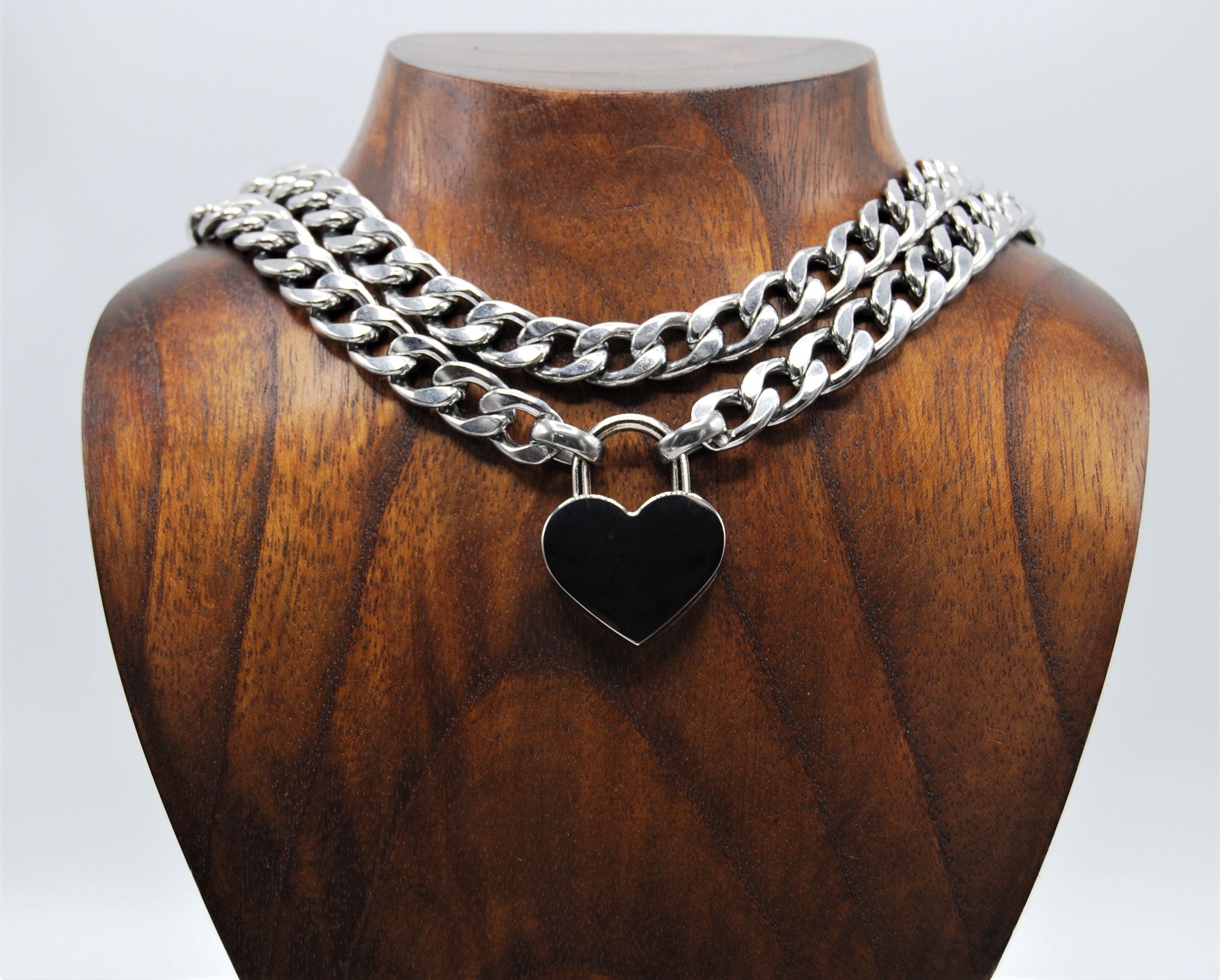 ３点セット [NONENON] BIG LOVE+CROOKED LOVE+KEY LOCK NECKLACE 713DJmwy1mL._UY1000_.jpg
