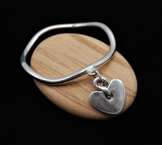 Buon compleanno, bracciale da donna in argento sterling con cuore