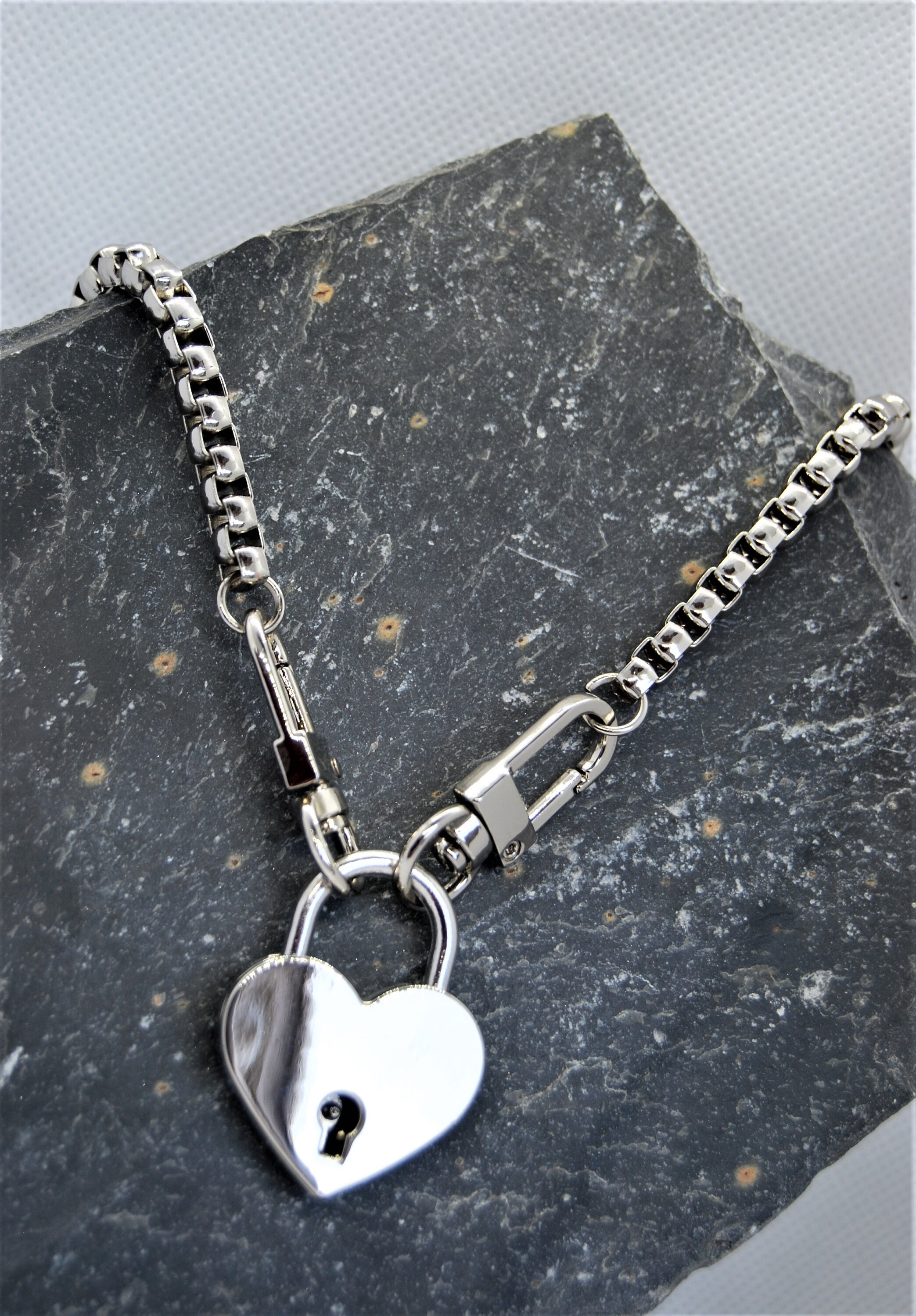 ★SENTIMENTS★ NO.479 [BLACK] STAR CODE LOCK MIX CHAIN NECKL Box_Black_MEM__75847.