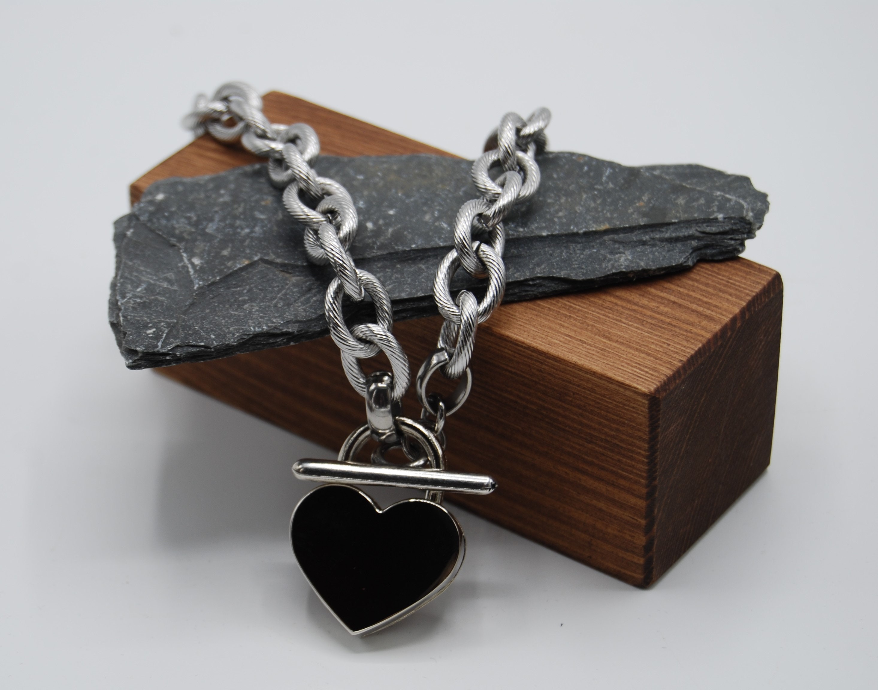 Heart Lock chain necklace