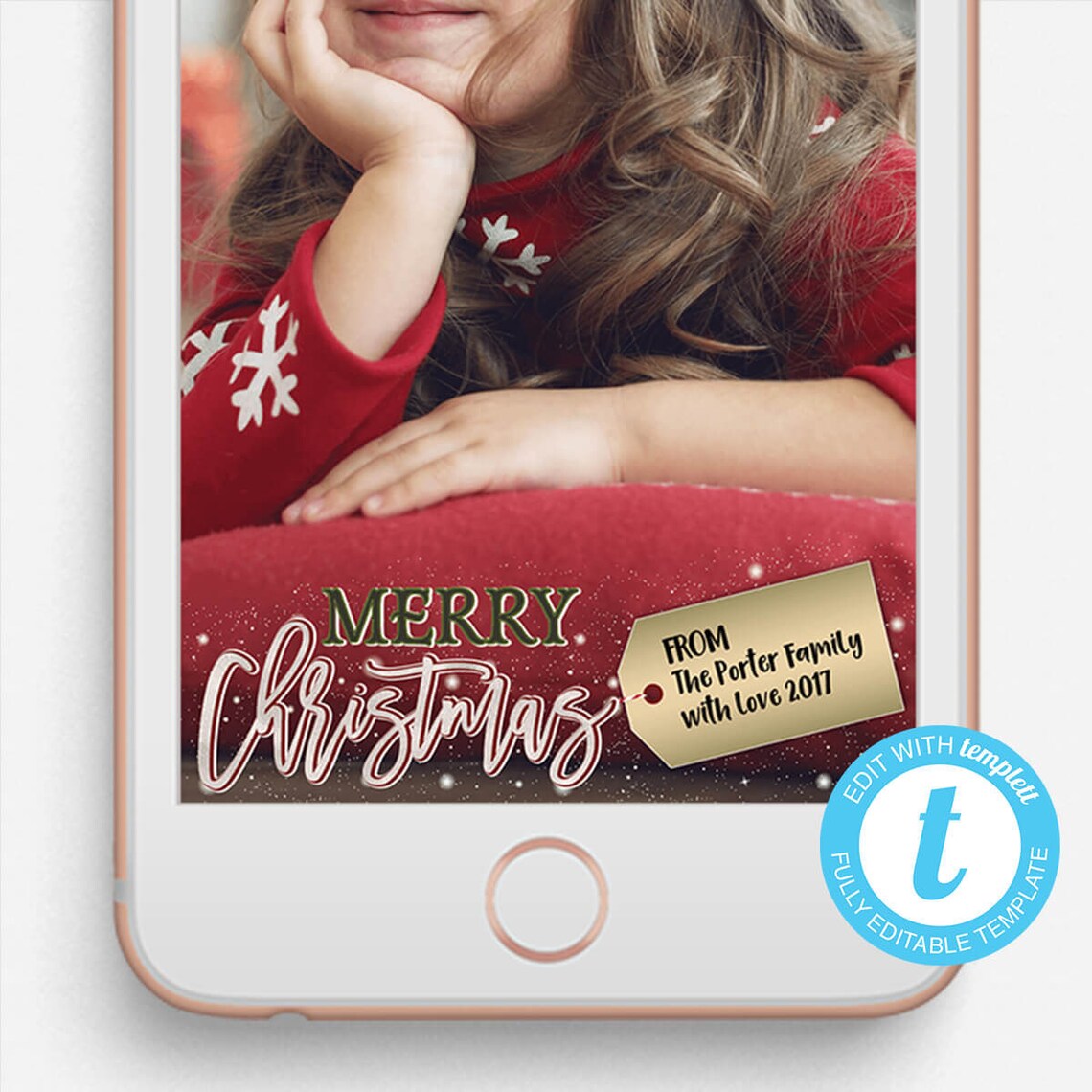Christmas Snapchat Filter Merry Christmas Etsy