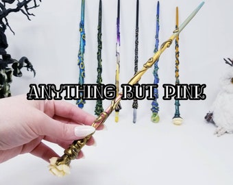ANYTHING BUT PINK totally random surprise wand - No Requests - Witch Gift - Magic Wands - Witch - Wizard - Witch Accessory Witchcraft Wicca