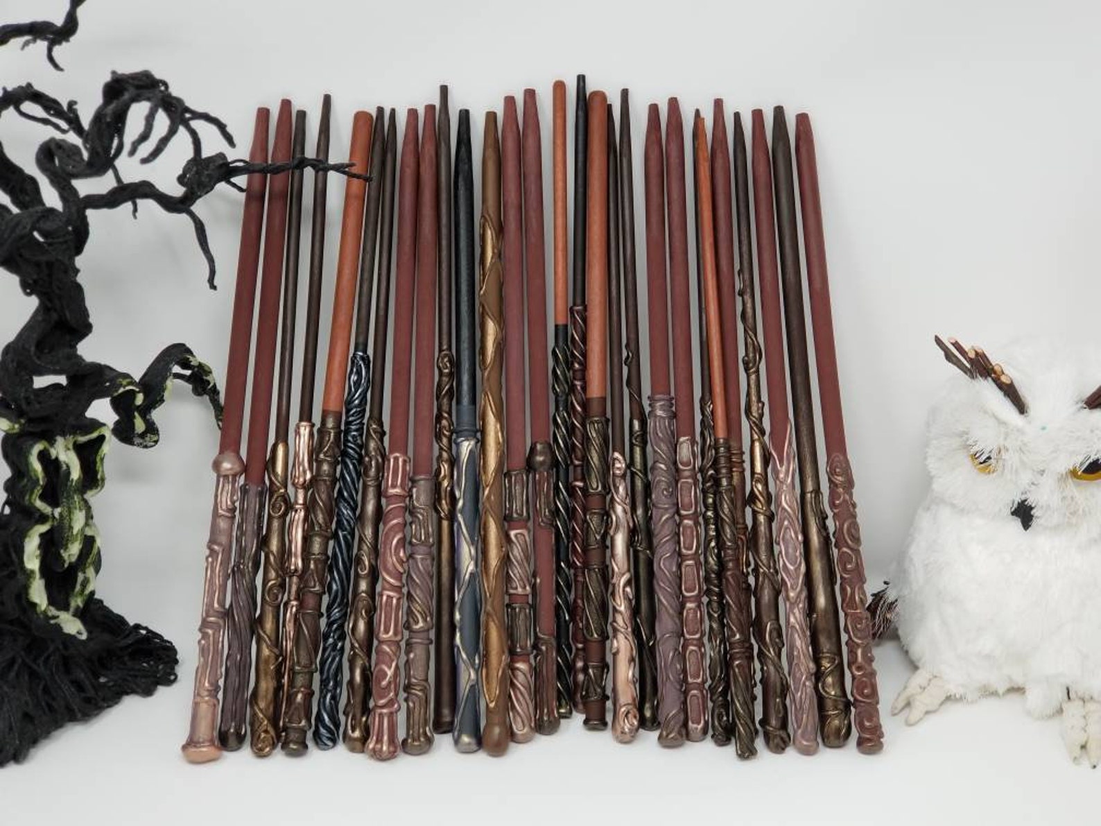 Wizard Party Favor Wands 12 Inch Earth and Metal Party Packs Etsy