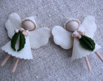 Christmas angels sewing pattern  - PDF- Waldorf carfting - doll making - subdued decor