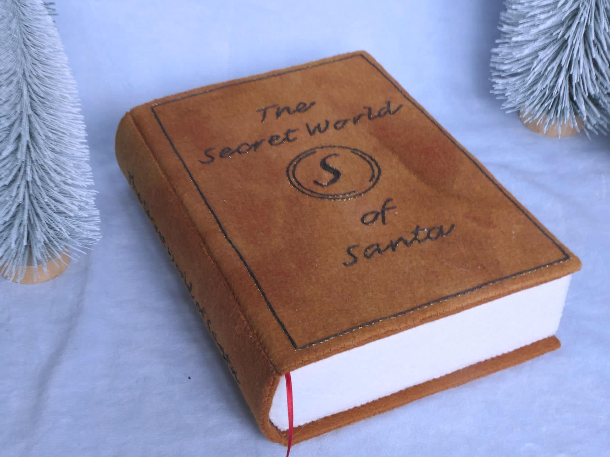 The Secret World of Santa - Book - PDF felt pattern - sewing pattern - instant download