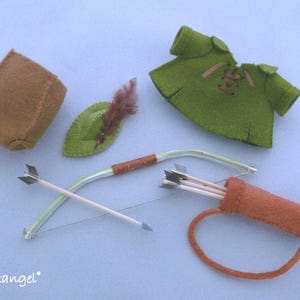 Dress to Impress - Costume da Robin Hood - Modello PDF - Scarica subito - Nessun modello di animale incluso, solo vestiti e accessori.