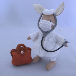 Dress to Impress Physician Costume PDF felt pattern Instant download No animal pattern included image 6