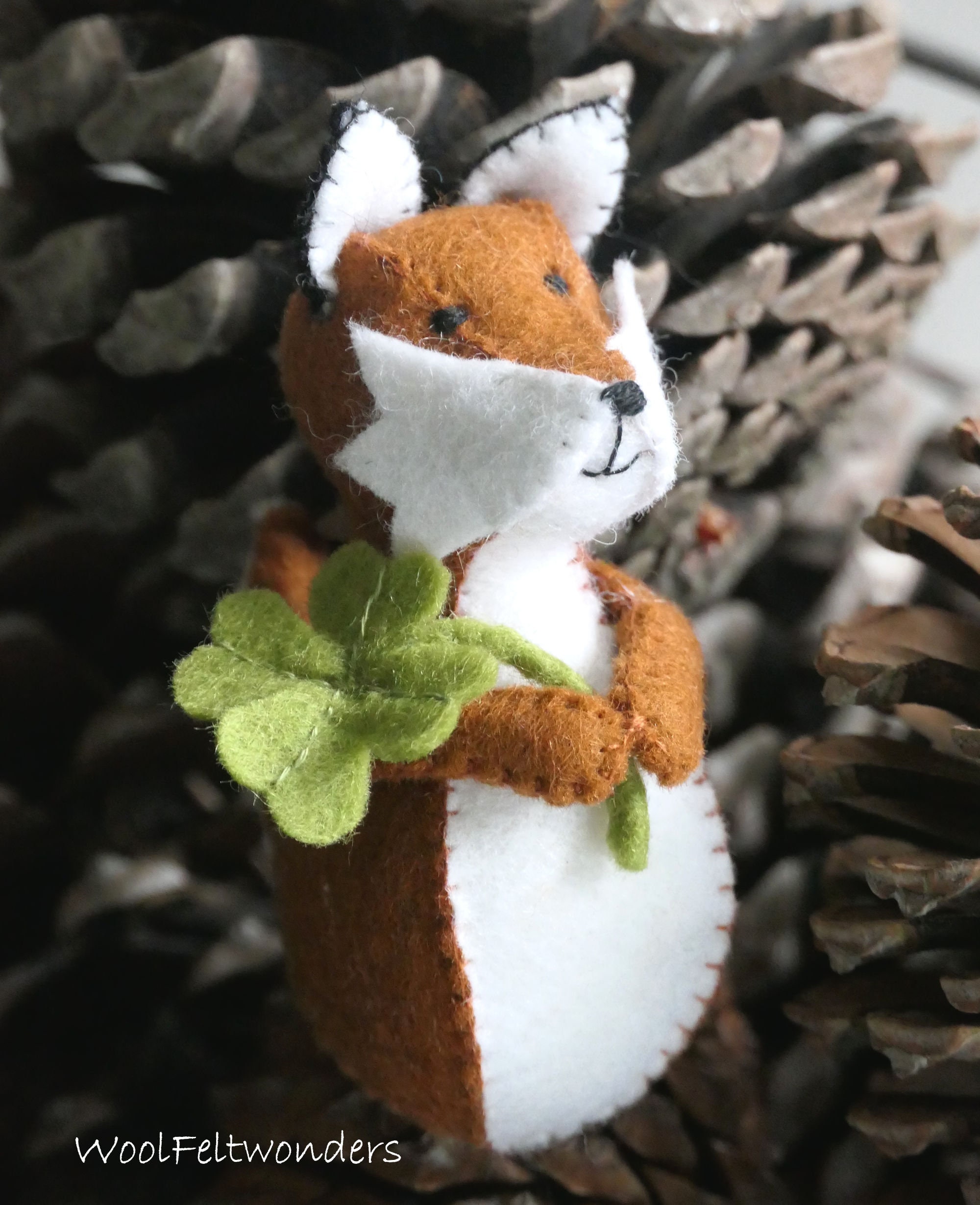 Pocket Fox - PDF Felt Pattern - Instant Download - - Etsy