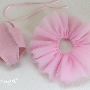 Dress to Impress - Ballet - Leotard with Tutu  - PDF felt pattern - Instant download - No animal pattern included