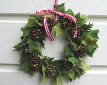 Little Christmas Wreath - PDF pattern - Instant download