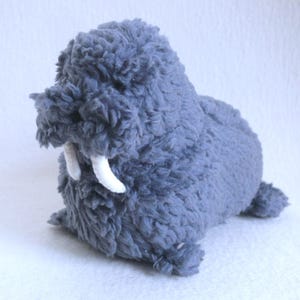 Plush Walrus Hand Sewing Pattern – Polar Animal Toy (PDF Download)