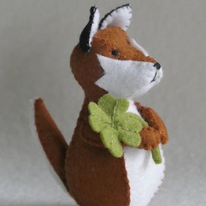 Pocket Fox - PDF modello feltro - download immediato -