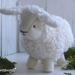 Sammy the Sheep - PDF felt pattern - instant download