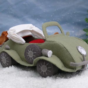 MouseMobile - modello per auto - PDF - download immediato - per realizzare la tua auto in feltro di lana.