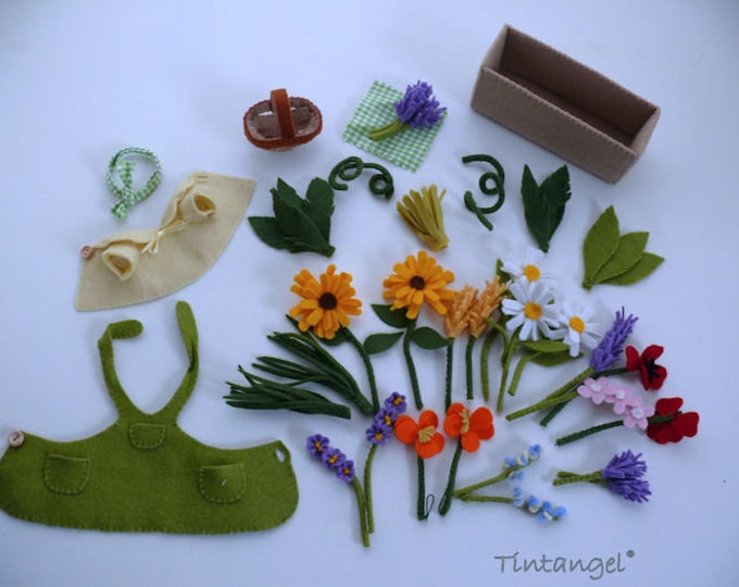 Felt Flower Garden no.16 PDF Pattern Etsy