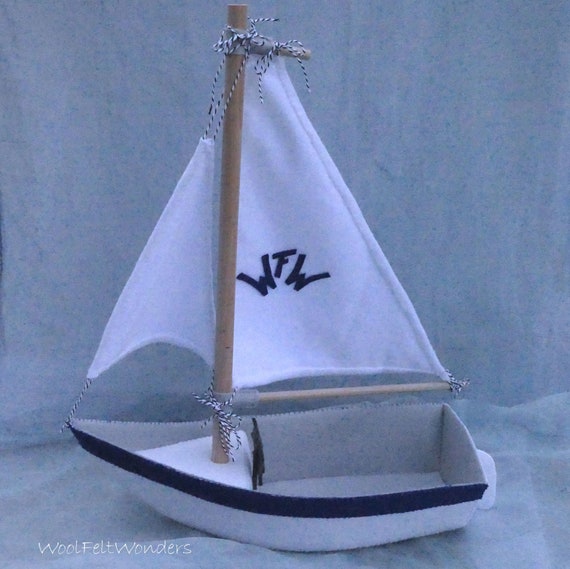 Sailing Boat  felt pattern - PDF download - hand sewing - play set for Toy animals