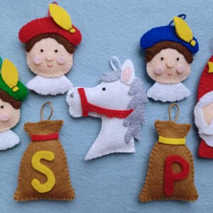 Sinterklaasfeest Gift Tags Pattern - PDF - Hand Sewing - Instant ...
