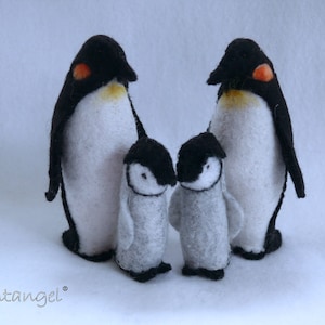 Empire Penguins - Adults and Young - PDF felt - Instant download