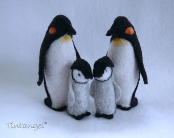 Empire Penguins - Adults and Young - PDF felt - Instant download