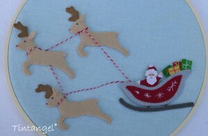 Perforatrice Volante Artoz - Motif Père Noël Traîneau - Création Cartes Pop-up 3D - Loisirs Créatifs