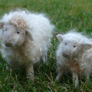 Woolly Sheep sewing pattern - PDF hand sewing  - Waldorf crafting - Spring decoration