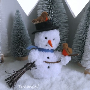 Schneemann und Robbins - PDF Strickanleitung