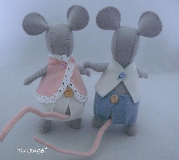 PDF Felt Mouse Doll Sewing Pattern - DailyDoll Shop