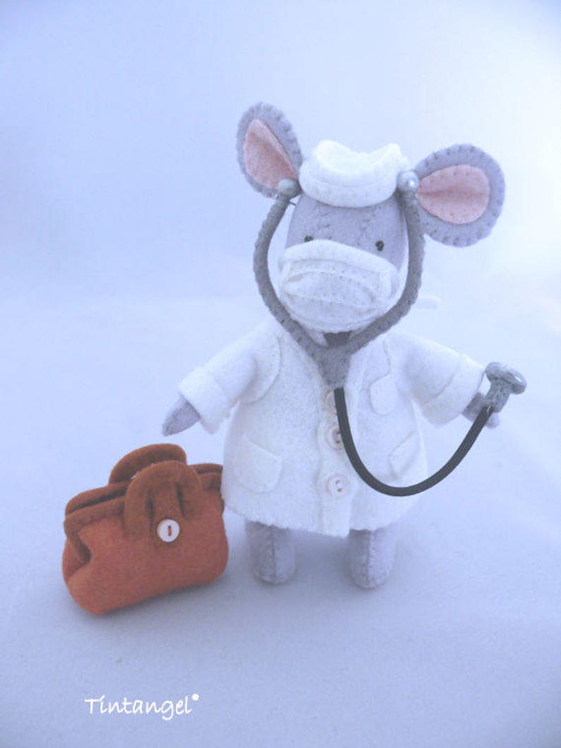 Dress to Impress Physician Costume PDF felt pattern Instant download No animal pattern included image 7