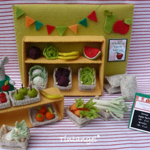 Fruit and Vegetable shop - PDF pattern - instant download