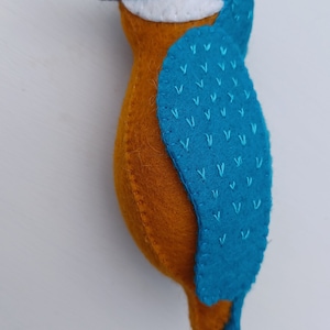 Kingfisher pattern pdf sewing pattern felt pattern instant download zdjęcie 3