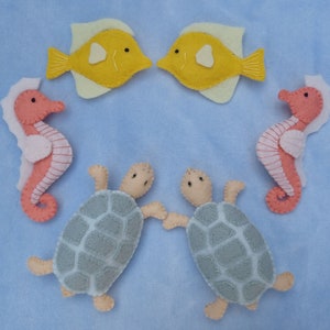 Sea animals - PDF sewing pattern - instant download