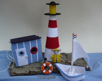 Mouse goes Sailing - PDF pattern - Instant download