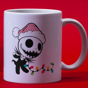 NBC Jack kaffemugg | 450 g mugg | Nightmare Before Christmas | Julkaffemugg 450 g | Personlig mugg bild 2