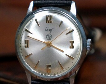 Reloj mecánico vintage de la URSS SVET - Reloj de pulsera para hombre de los años 60