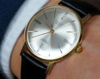 Reloj mecánico vintage Poljot de la URSS: reloj de pulsera para hombre de la década de 1970