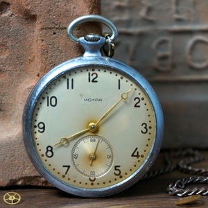 ヴィンテージ ソ連製懐中時計、機械式メンズウォッチ、1950年代 - Etsy