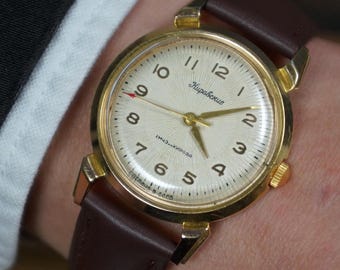 Orologio vintage Kirovskie URSS: orologio da polso meccanico retrò