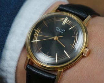 Reloj Poljot vintage para hombre: reloj mecánico de la URSS