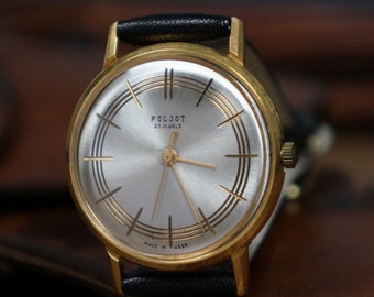 Reloj mecánico vintage Poljot - Reloj de pulsera para hombre fabricado en la URSS