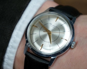 Raketa Watch, Vintage USSR Mechanical Mens Watch