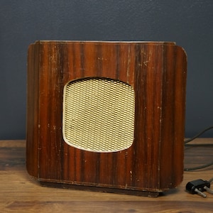 Radio, radio receiver, vintage radio, radio USSR, decor, brown, audio equipment, USSR, old radio, 50s