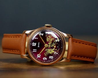 Vintage Zim Women's Watch: USSR Mechanical Watch, 1970s