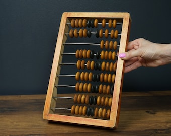 educational games, development toy, vintage calculator, abacus, vintage toy, antique toy, toy USSR, wooden toy, Soviet, toy, collection toy