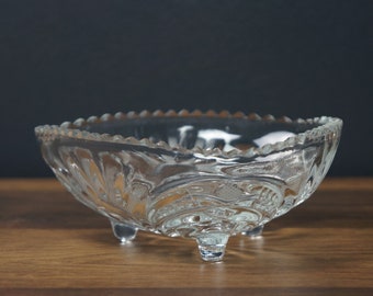 Vintage Crystal Candy Dish: USSR 1980s Candy Vase