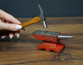 Anvil, vintage anvil, miniature anvil, small anvil, antique anvil, metal anvil, old anvil, jewelers anvil, mini anvil, work tool, work