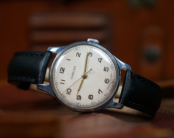 Pobeda USSR Vintage Watch - Collectable Mechanical Mens Watch