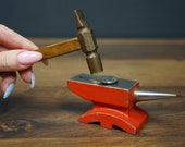Anvil, vintage anvil, miniature anvil, small anvil, antique anvil, metal anvil, old anvil, jewelers anvil, mini anvil, work tool, work
