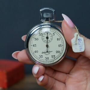 ヴィンテージ ソ連製 機械式ストップウォッチ：ZLATOUST AGAT スポーツ