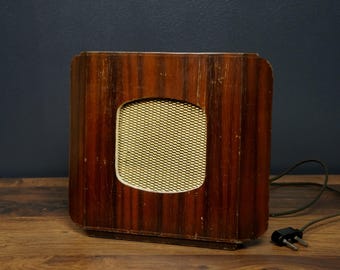 Vintage Brown Radio USSR - 1950s Audio Decor